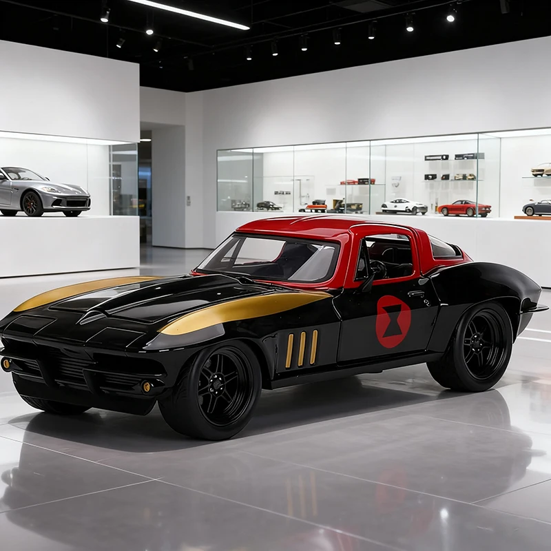 jada-1-24-コルベット-1966-合金車ダイキャスト-おもちゃの車車モデルミニチュアスケールモデルカー子供のための