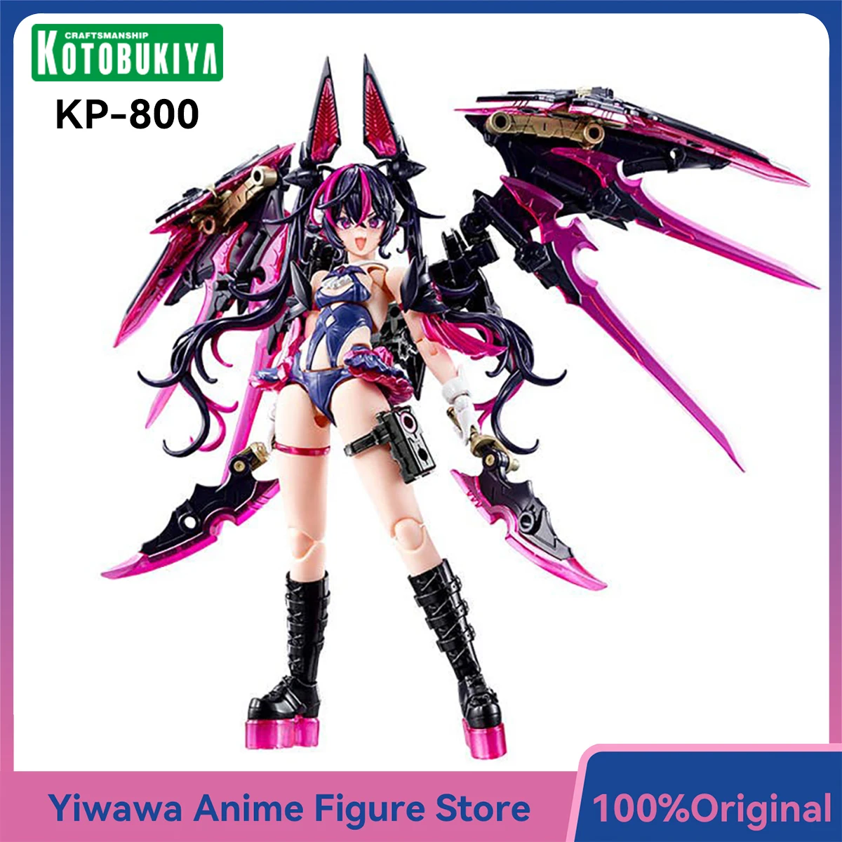 

Original Kotobukiya KP-800 Megami Device Desire Maiden Raider Anime Figures Action Doll Ornaments Fine Collectible Model Toys