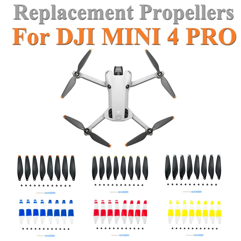 مراوح لـ DJI MINI 4 PRO استبدال جزء 6030F الدعائم شفرة خفيفة الوزن الجناح المشجعين الطائرة بدون طيار إكسسوارات قطع غيار