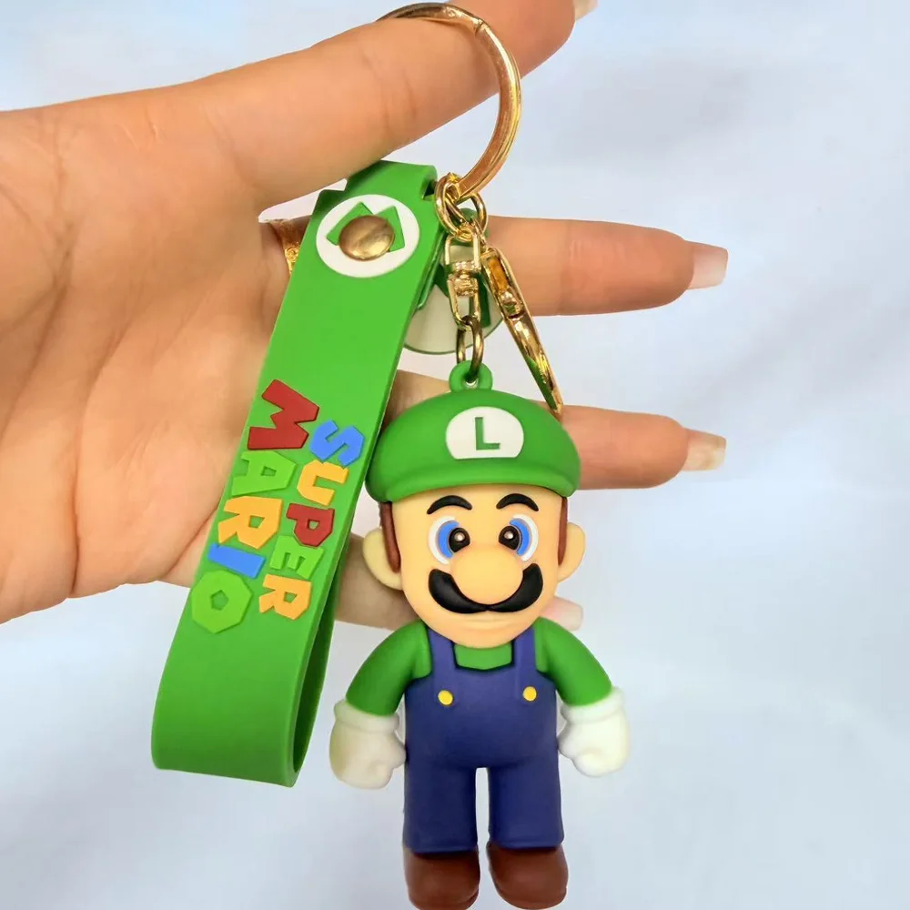2026 Styles Super Mariod Keychain Mariod Bros Luigi Toad Yoshi Bowser Action Figure Model PVC Cartoon BagDoll Pendant Toys Gift