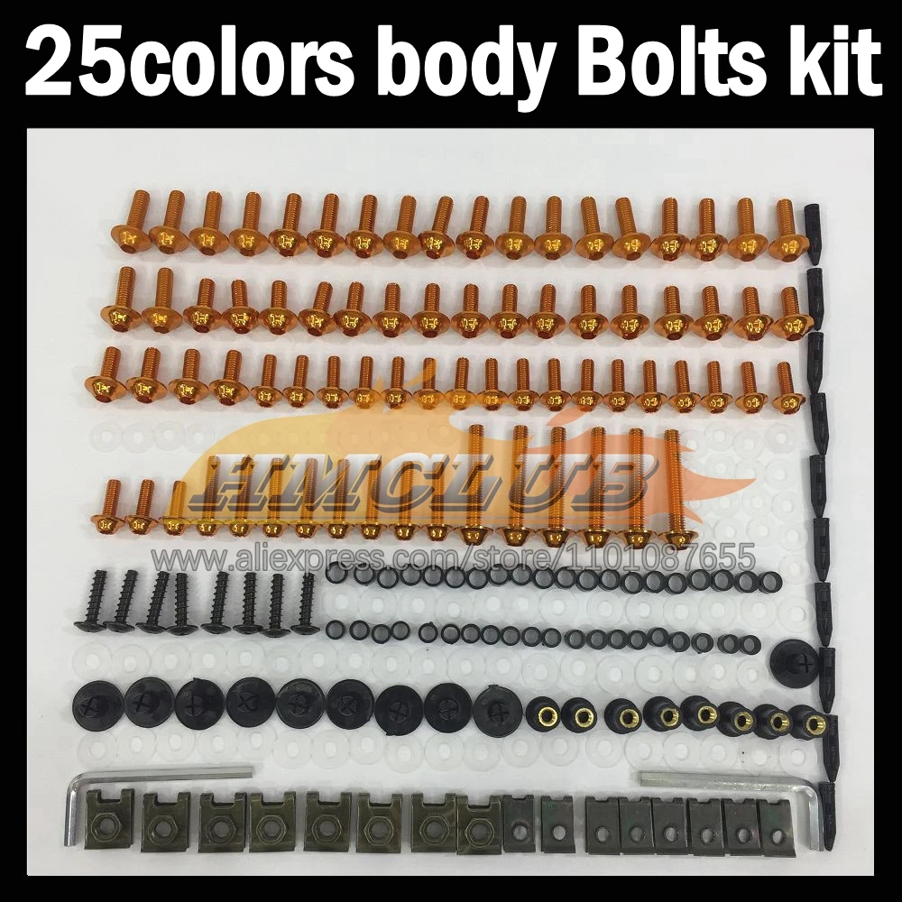 268ps Full Screws Kit Body bolt For HONDA CBR250 R CBR 250R CBR250R 11 12 13 14 15 2011 2012 2013 2015 Fairing bolts screw NutS