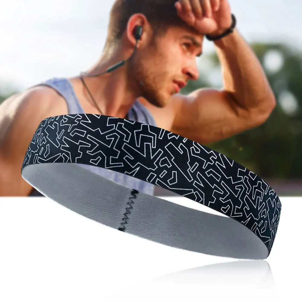 1Pcs Headband for Men & Woman Sweatband Sports Headband Perfect for Workout,Running,Fitness,Yoga- High Stretch& Moisture Wicking