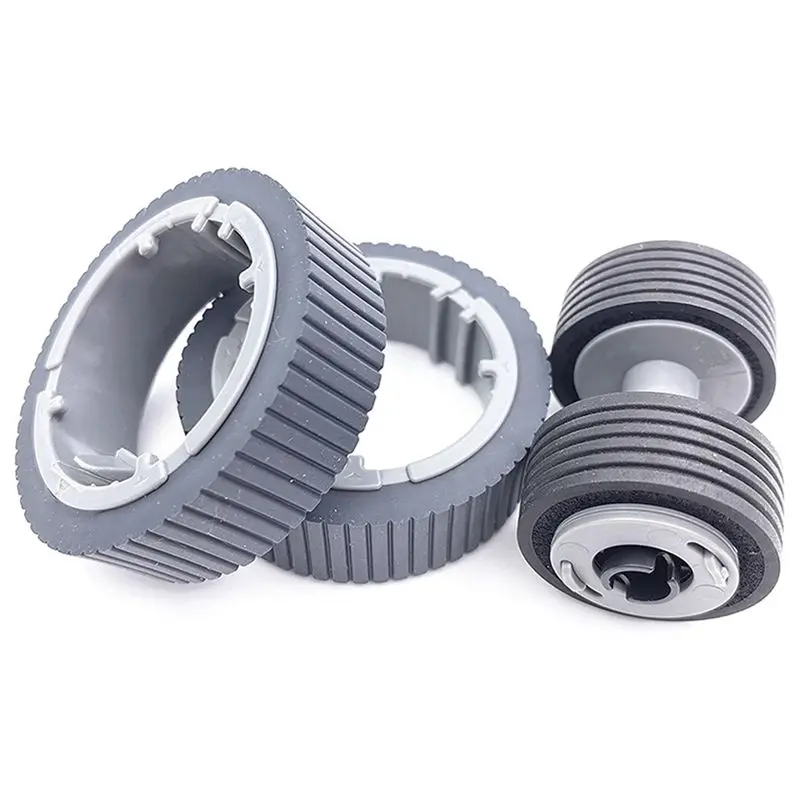 2X Pa03670 - 0001 Pa03670 - 0002 Conjunto de Consumíveis: Rolo de Recolha + Rolo de Freio para FUJITSU Fi-7160 Fi-7260