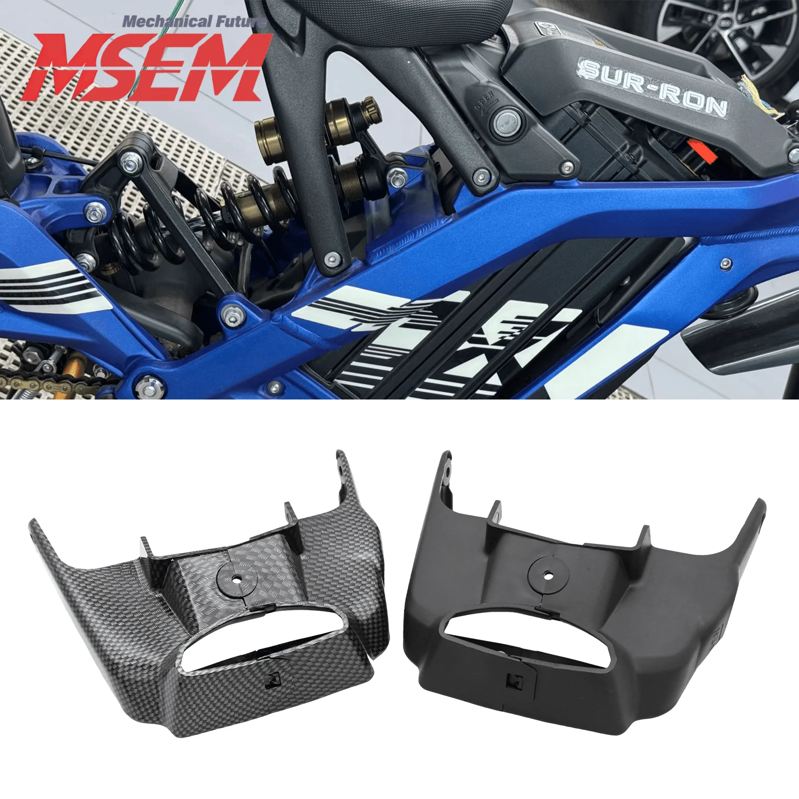 Cubierta y Carcasa del Compartimento de la Batería para Sur-Ron Light Bee X S Segway X160 X260 Motocicleta Eléctrica Todoterreno - Piezas Modificadas Premium