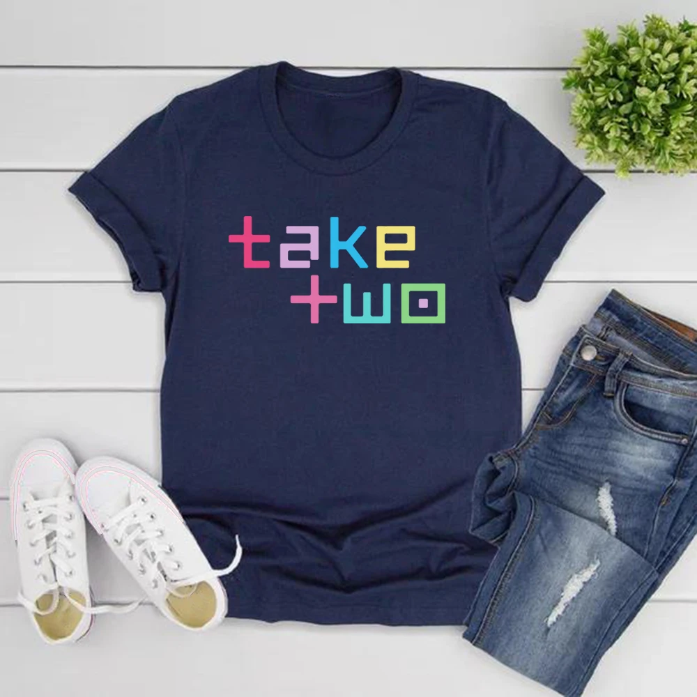 Take Two Women T-Shirt Kpop Album Tee Korean Boy Band 10th Anniversary T-shirt Graphic Festa 2023 Tshirt Kpop Fans Gift T Shirts