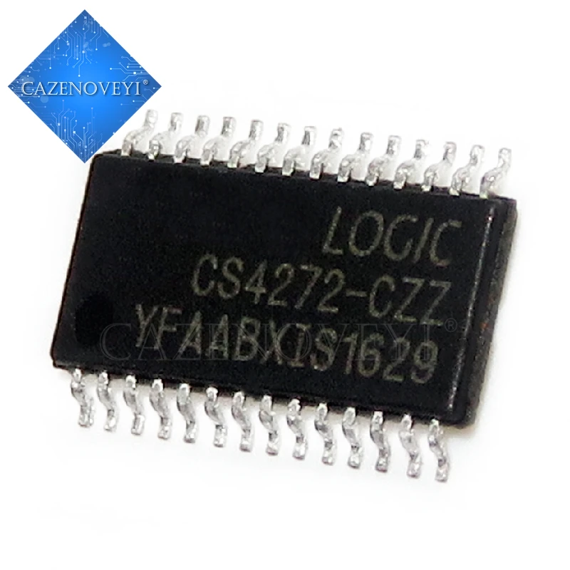 1pcs/lot CS4272-CZZR CS4272-CZZ TSSOP-28 Audio codec IC CODEC AUD 24BIT 114DB In Stock