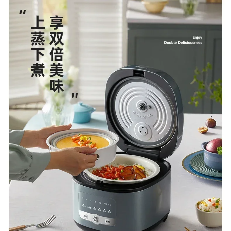 다기능 소형 밥솥 4 리터 미니 밥솥 3-8 명 세라믹 오일 항균 코팅 가정용 밥솥