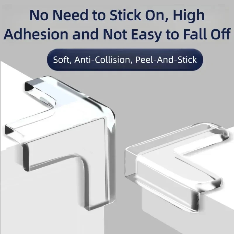 

‌Transparent Table and Cabinet Corner Protectors – Anti-Collision Pads & Window/Table Edge Guards for Child Safety‌