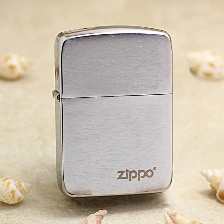 

Genuine Zippo 1941 wire drawing oil lighter copper windproof cigarette Kerosene lighters Gift with anti-counterfeiting code