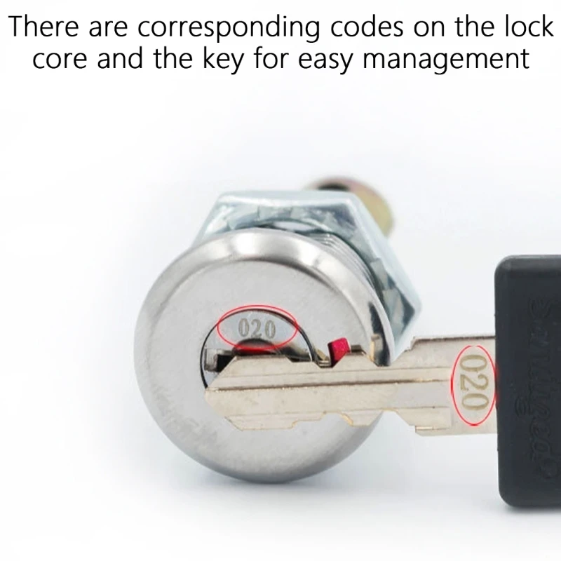 

2Pcs Cabinet Insert Linkage Drawer Lock with Key Furniture Hardware Enduring Dropshipping