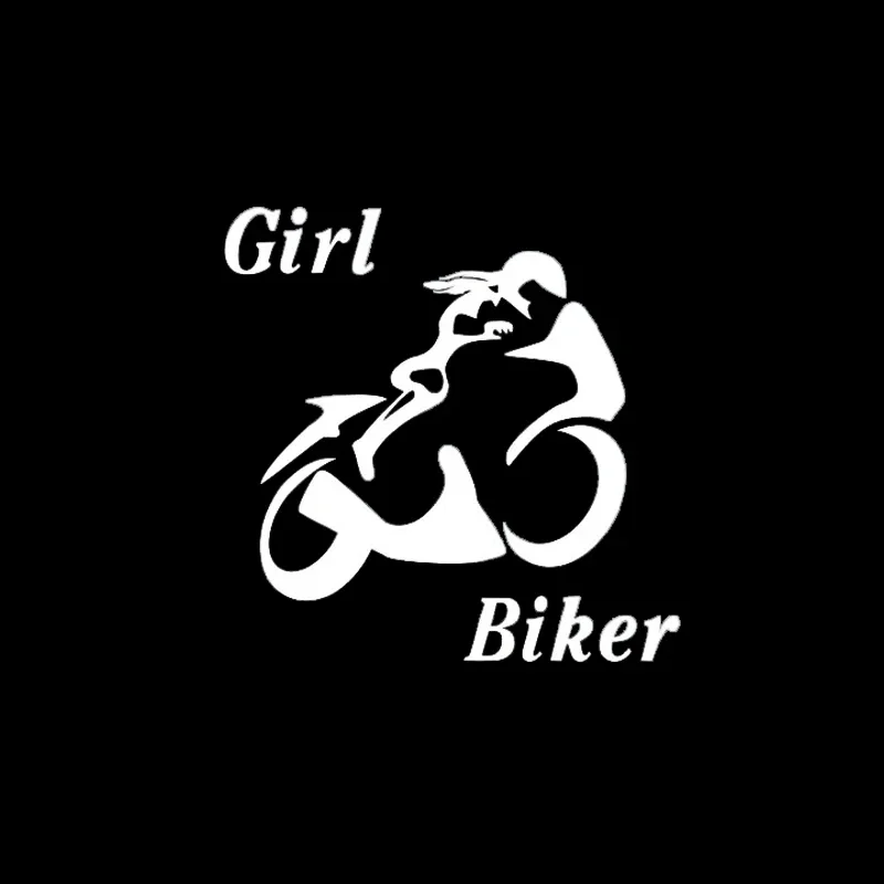 Car Sticker Personality Sexy Powerful Girl Biker Popular Automobiles Motorcycles Waterproof and Sunscreen Vinyl Decals,15cm*15cm