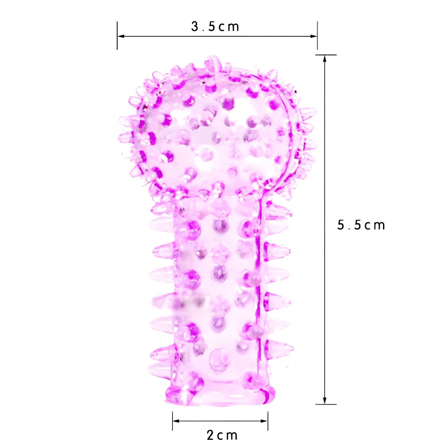 เซ็กซ์ทอยสำหรับคู่รักซิลิโคนปลอกนิ้วมือกระตุ้นหลายมุม G-Spot Finger EXTENSION นวดช่องคลอดการสำเร็จความใคร่