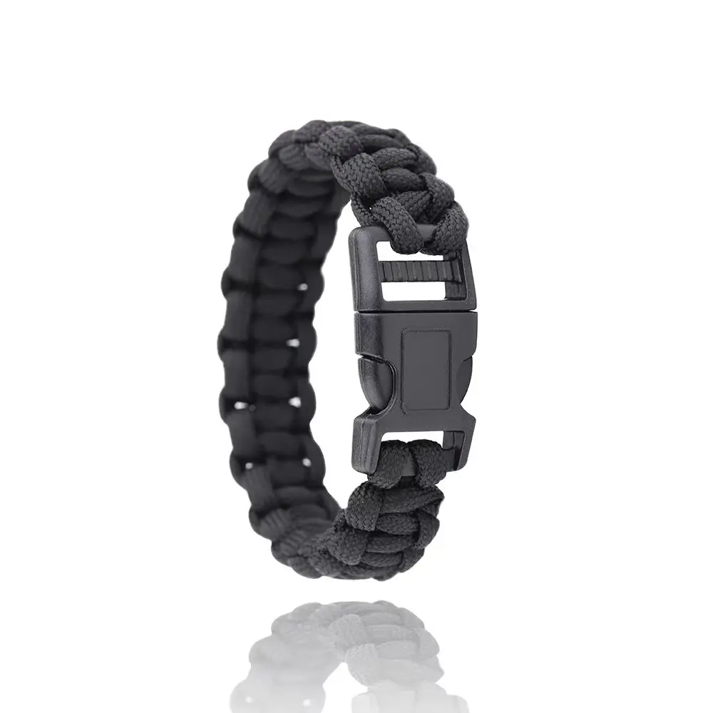 Bracelets en paracorde pour hommes et femmes, bracelet tressé en corde de parachute, convient aux poignets de 8 à 8,7 pouces, accessoire pour le camping, la randonnée et la survie
