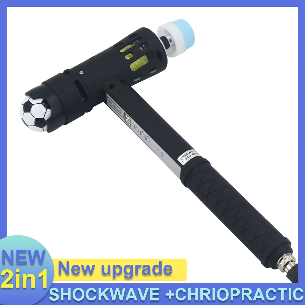 

Shockwave Therapy Machine Physiotherapy 180mj Shock Wave Vibrator Massager Chiropractic Adjustment Tool Body Massager Pain Relie