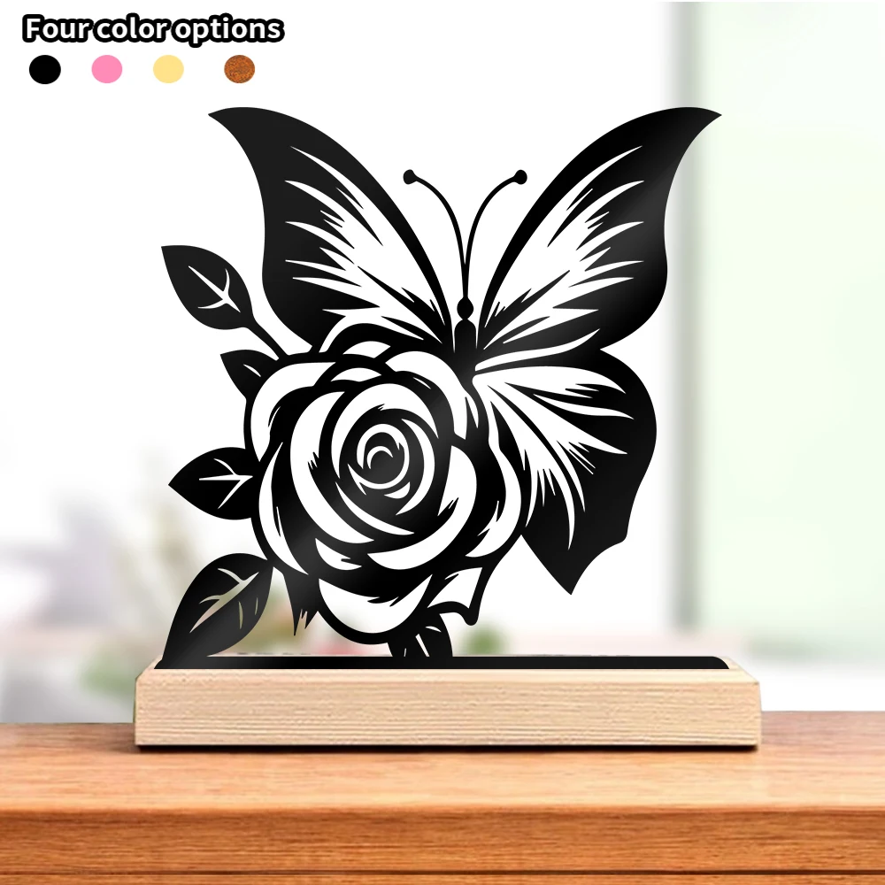 1 pièce, jolie statue en étain personnalisée avec nom, figurine artistique en métal avec base en bois, sculpture en étain pour cadeaux d'amis