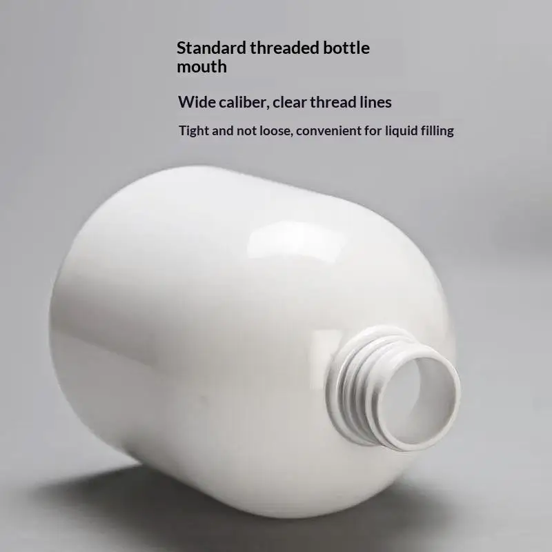 Nachfüllbare Duschgel-Pumpflasche 1 Stück 300ml 500ml Transparenter Leerer Spender für Shampoo Lotion Zuhause Badezimmer Reise – Detail 4