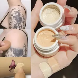 6ML facial concealer suitable for all skin tones to cover freckles, acne marks, dark circles, acne marks, etc. Waterproof founda