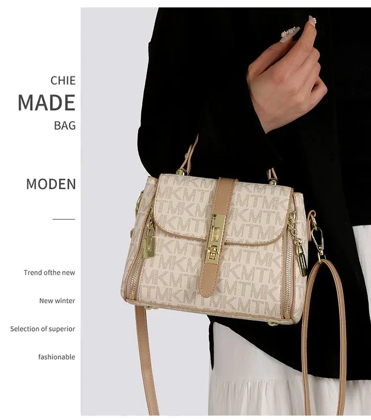 

Elegant Ladies Leather Crossbody Bag By Famous Designer Luxury Brand Women Handbags Classic Popular Shoulder Messenger Tote