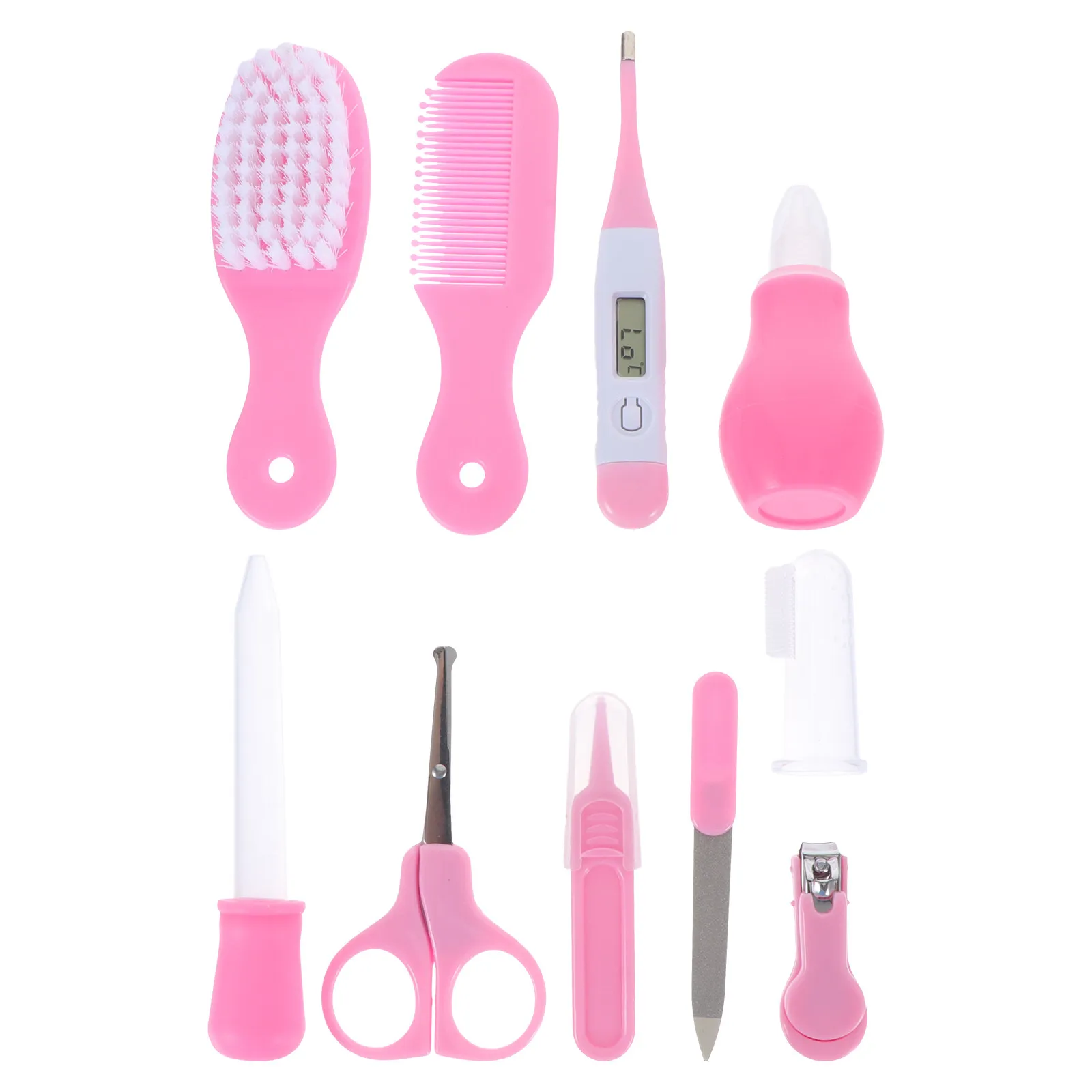 

1Set Baby Nail Trimmer Set Safe Infant Grooming Kit Portable Baby Nail Polishing Tools for Home Travel Infant Grooming Tools
