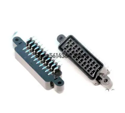 2 Pieces 21 Pins Right Angle Type Scart Socket Connector  CS-21P