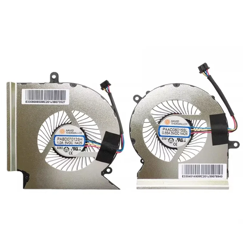 NEW Laptop CPU GPU Cooling Fan For MSI GE65 Raider 9SF 9SE GP65 Leopard 9SD 9SF MS-16U2 16U1 Radiator PABD07012SH N425 N426