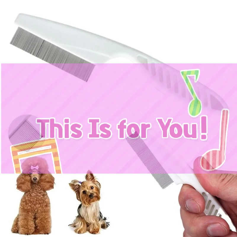 Flea Comb Fine Tooth Pet Tear Stain - 【HMA】Гребень для удаления пятен от слез