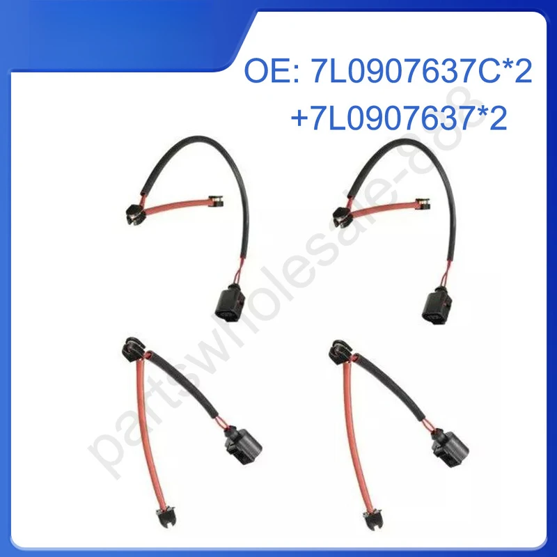 

AAA+ 2 Front ＆ 2 Rear Brake Pad Wear Sensor For AUDI Q7 PORSCHE CAYENNE VW TOUAREG