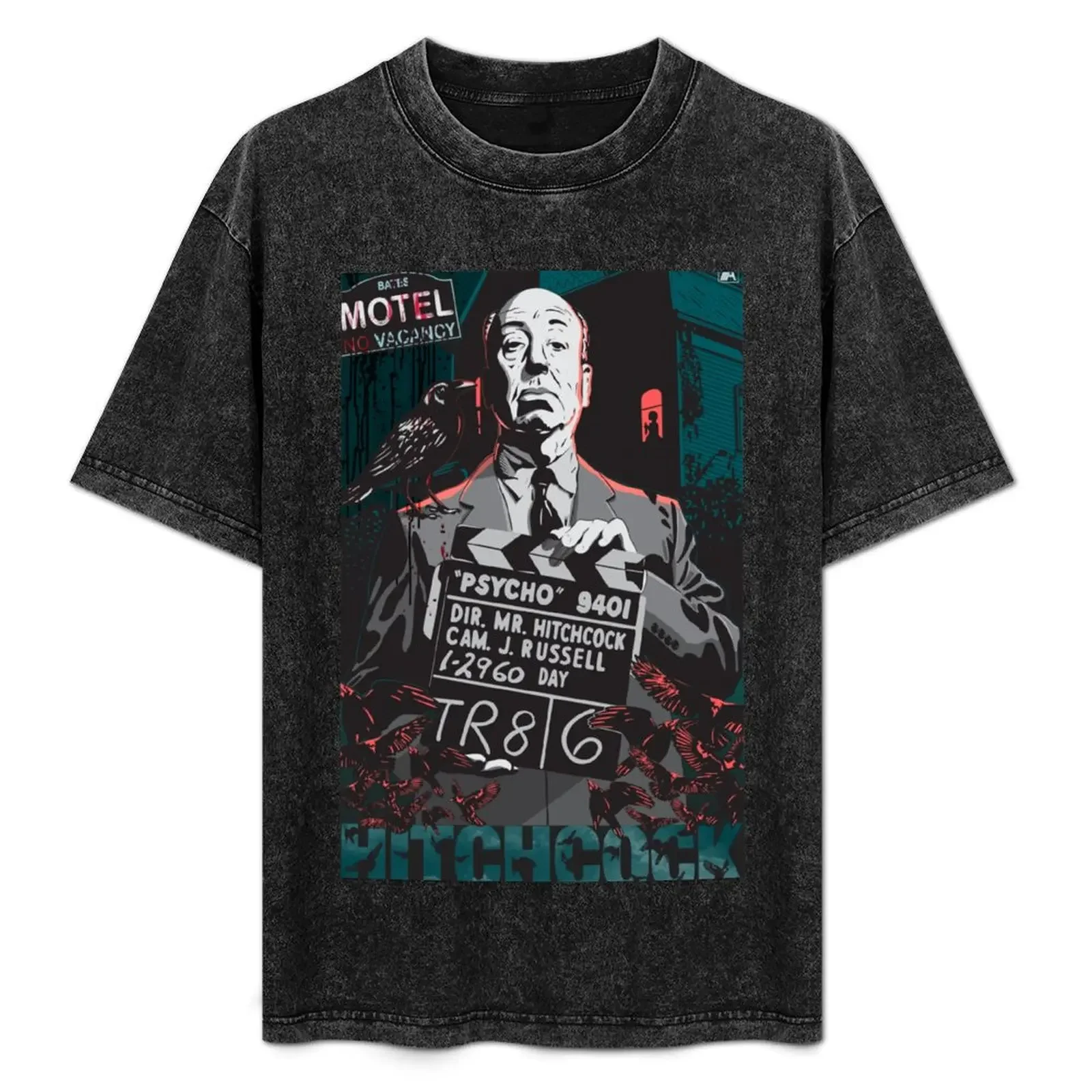 

Alfred Hitchcock T-Shirt Summer Casual Loose T-Shirt