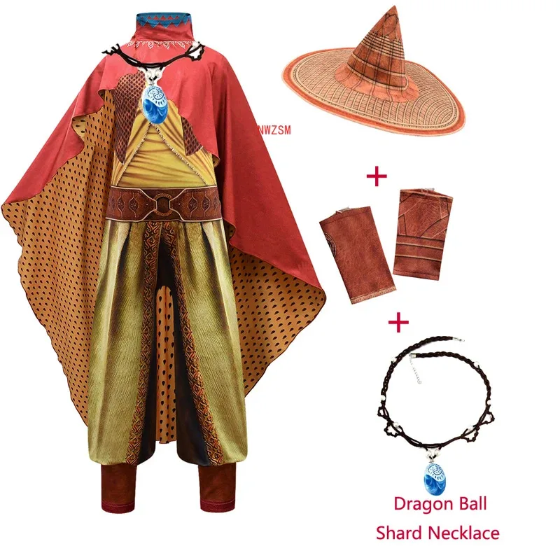 أحدث الرسوم المتحركة وليست دراجون كيد تأثيري هالوين زي رايا ارتداءها يتوهم مجموعة الأطفال أداء البدلة قلادة