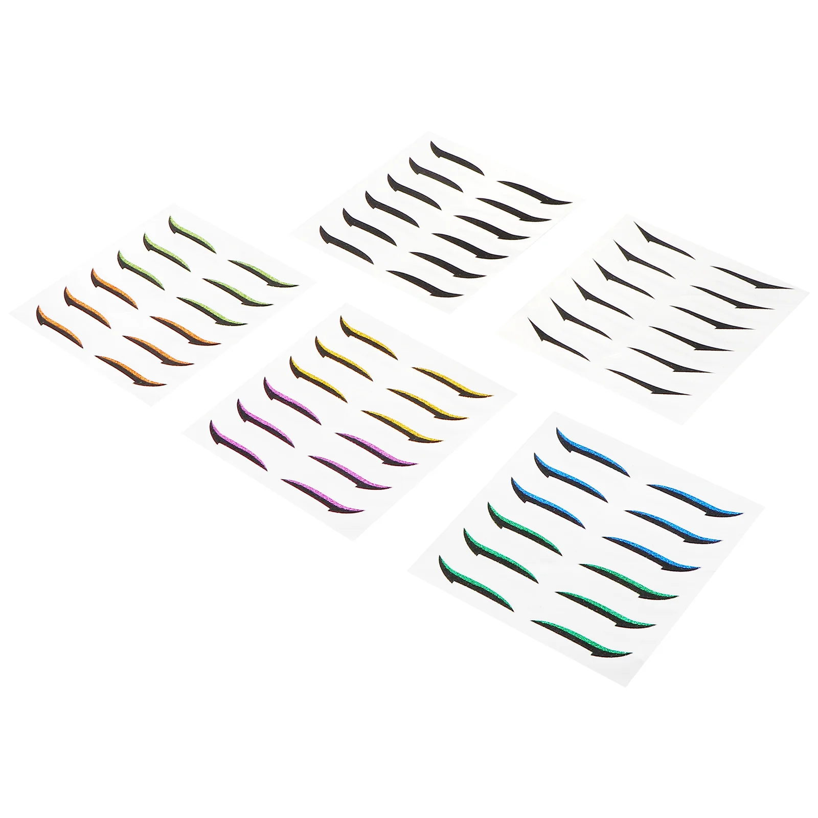 Pegatinas para Párpados Dobles, Tiras Invisibles para Delinear los Ojos, Fáciles de Aplicar, Pegatinas Delgadas con Brillo para Delinear los Ojos para Mujer, Aspecto Natural y Redondo