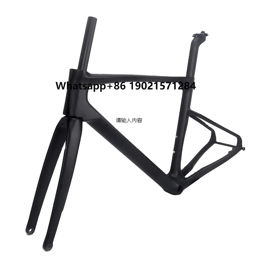

SeeMore Inner Cable T800 Carbon Fiber Road Bike Frame Rigid Fork 700c Wheels Bicycle Frame