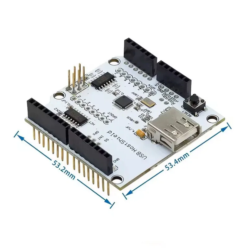 USB المضيف درع 2.0 لاردوينو ل UNO MEGA ADK متوافق مع أندرويد ADK لتقوم بها بنفسك وحدة إلكترونية لوحة تطوير لوحة تركيبية