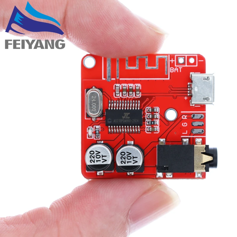 Bluetooth Audio Receiver Board Bluetooth 5.0 MP3 Lossless Decoder Board Wireless Stereo Music Module 3.7-5V XY-BT-Mini