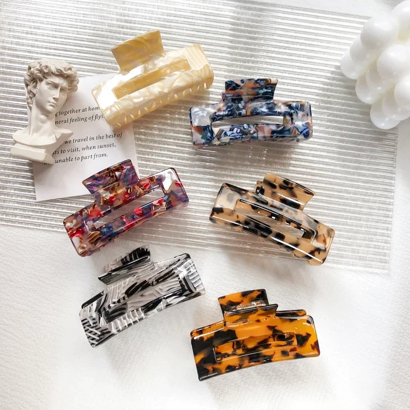 New Vintage Acetate Hair Claw Clip Crab Clip Hair Clip Styling Clip Girls Elegant Headdress Styling Tools Sweet Hair Accessories