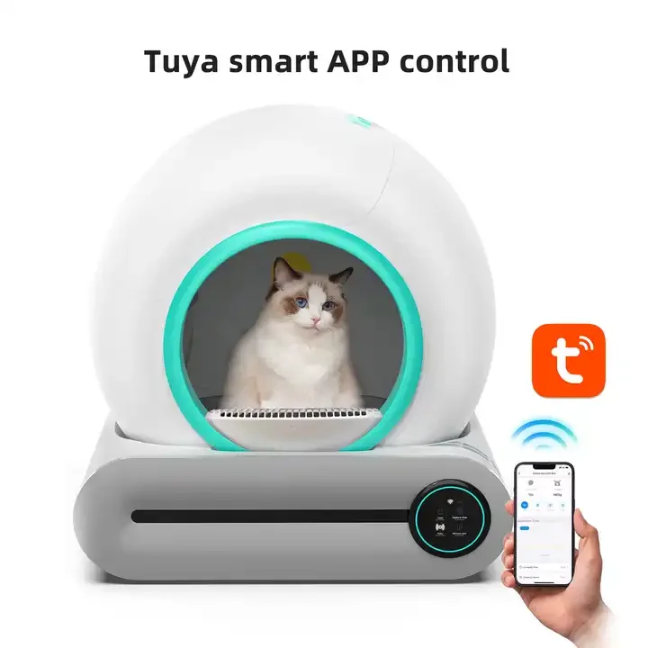 

STLF Wholesale App Wi-Fi Controlled Smart Self-Cleaning Electric Cat LitterS Box Large with Automatic Feature Cat LitterS Access