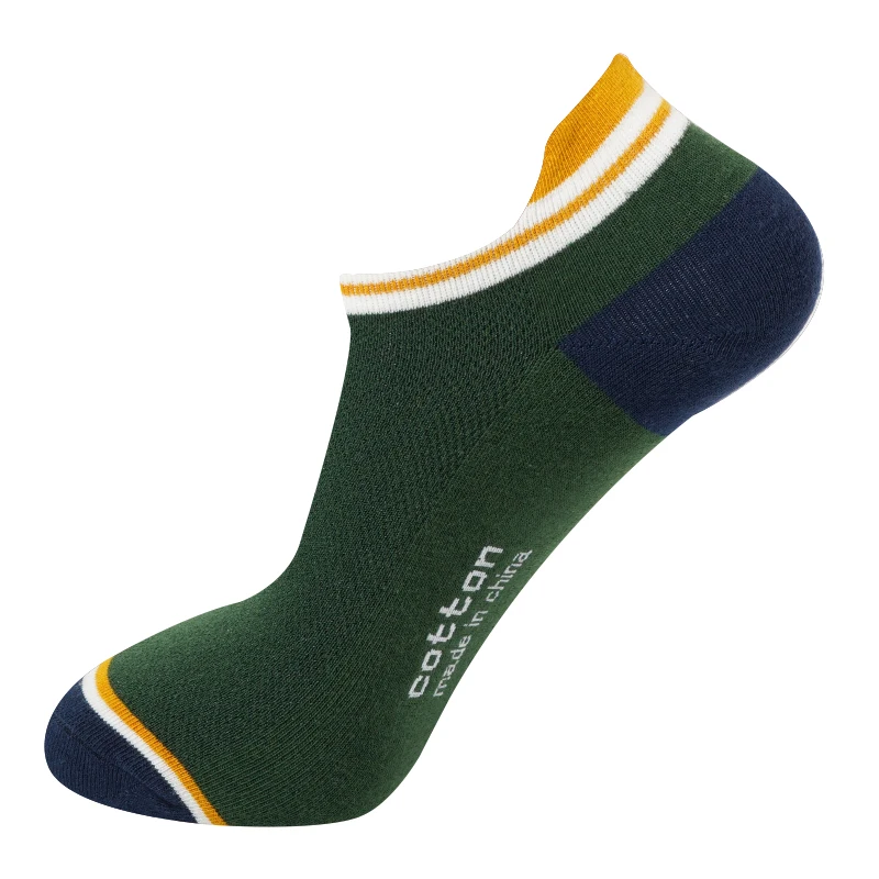 5 Pairs Man Short Socks Fashion Breathable Ankle Couples Comfortable Funny Matching Casual Male Street Style