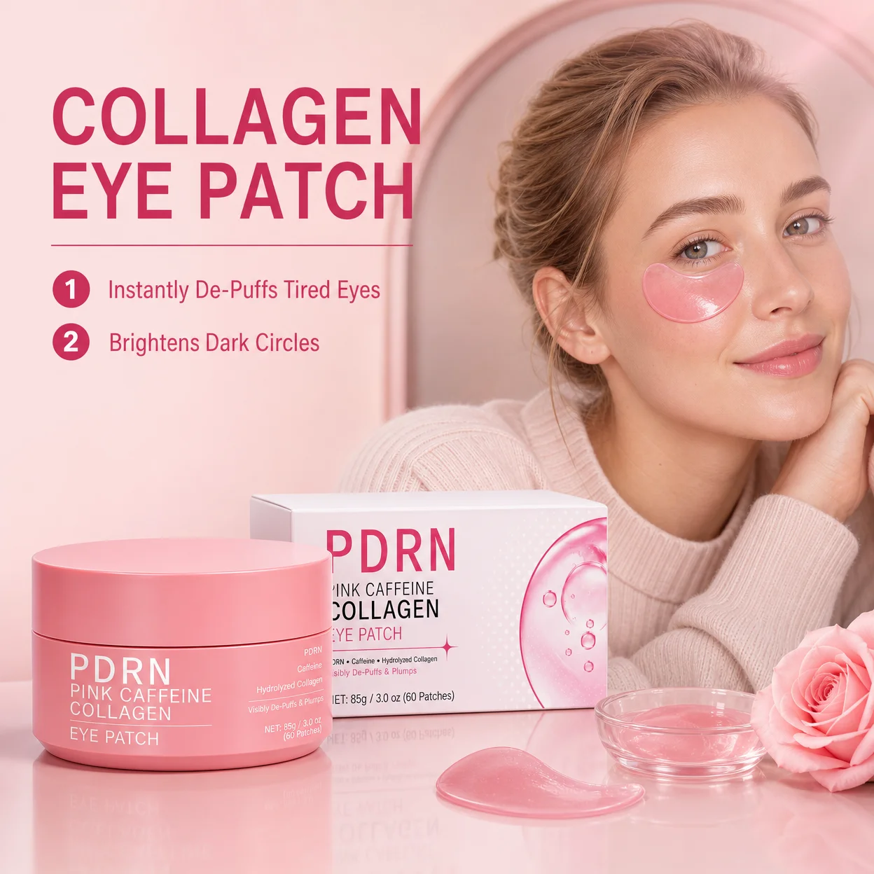 Collagen Under Eye Patches - 60 sztuk – plastry pod oczy