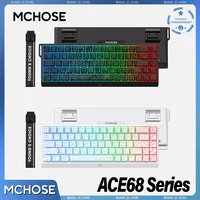 MCHOSE Ace 68 efecto Hall interruptor magnético teclado para juegos teclas topográficas personalizado TTC Urano interruptor magnético eSports