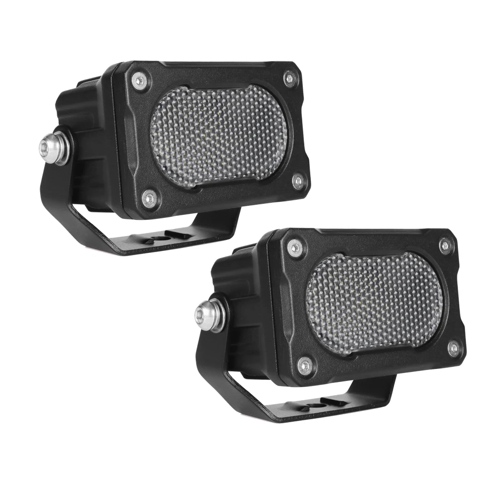 

Pair 3" Squadron Sport LED Cube Work/Scene Light Pods White 12V Scene/Work Lights Offroad Lamp Roof Rack Mount Lamps