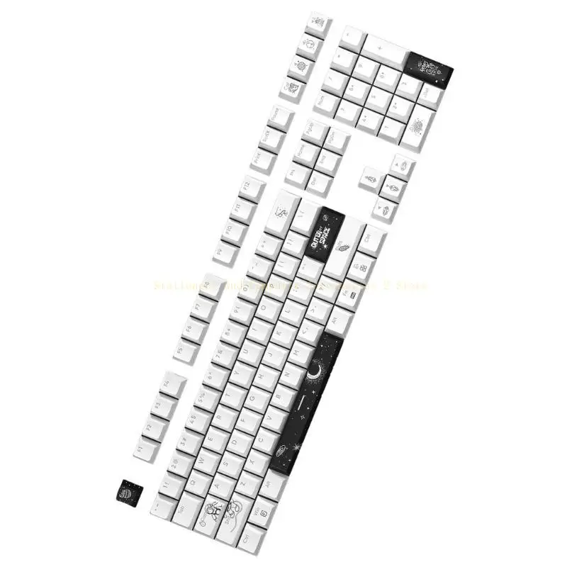 Thick PBT Keycaps Backlit Keycap 108/135PCS for Mechanical Keyboards Keypads