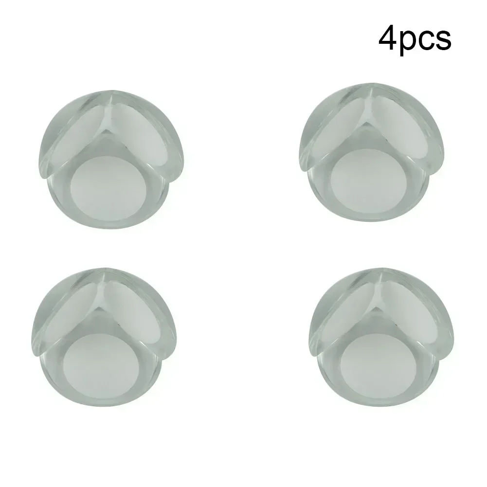 4pcs Child Baby Table Corner Edge Protectors Clear Rubber Furniture Corner Edge Table Cushion Guard Protector Baby Safety