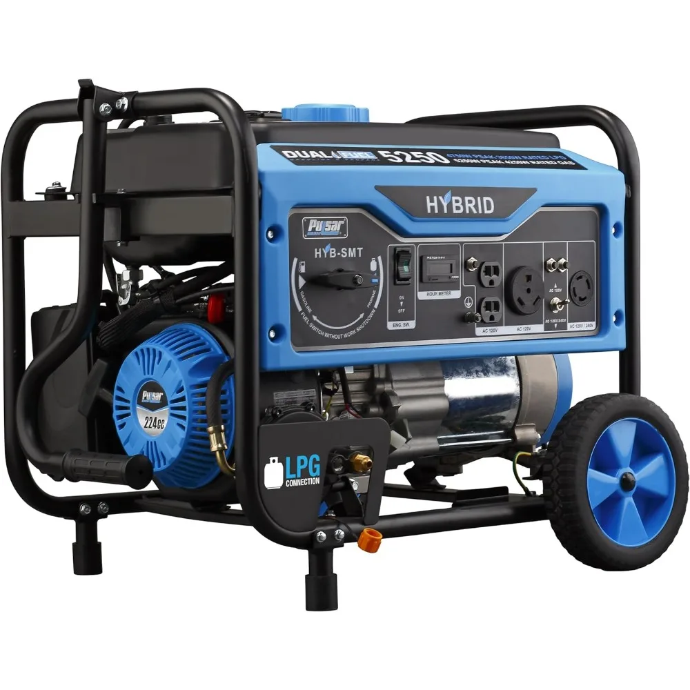 250W Dual Fuel Portable Generator with Switch and Go Technology, PG5250B