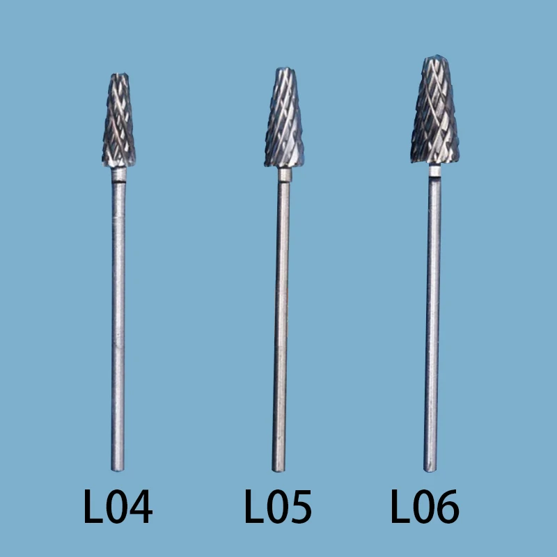 Dental Tungsten Carbide Grinding Polishing Drill Bits Rotary Burs Metal Milling Cutters for Drill Bits Dental Polish