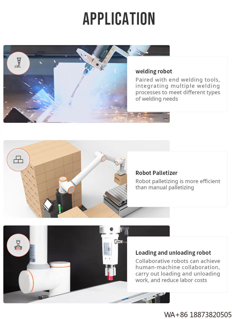 روبوت صناعي FR3 FR5 ذراع آلي متعاون ذو 6 محاور مع لحام Megment وشعلة لحام لحام لـ MIG MAG TIG Welding Ro
