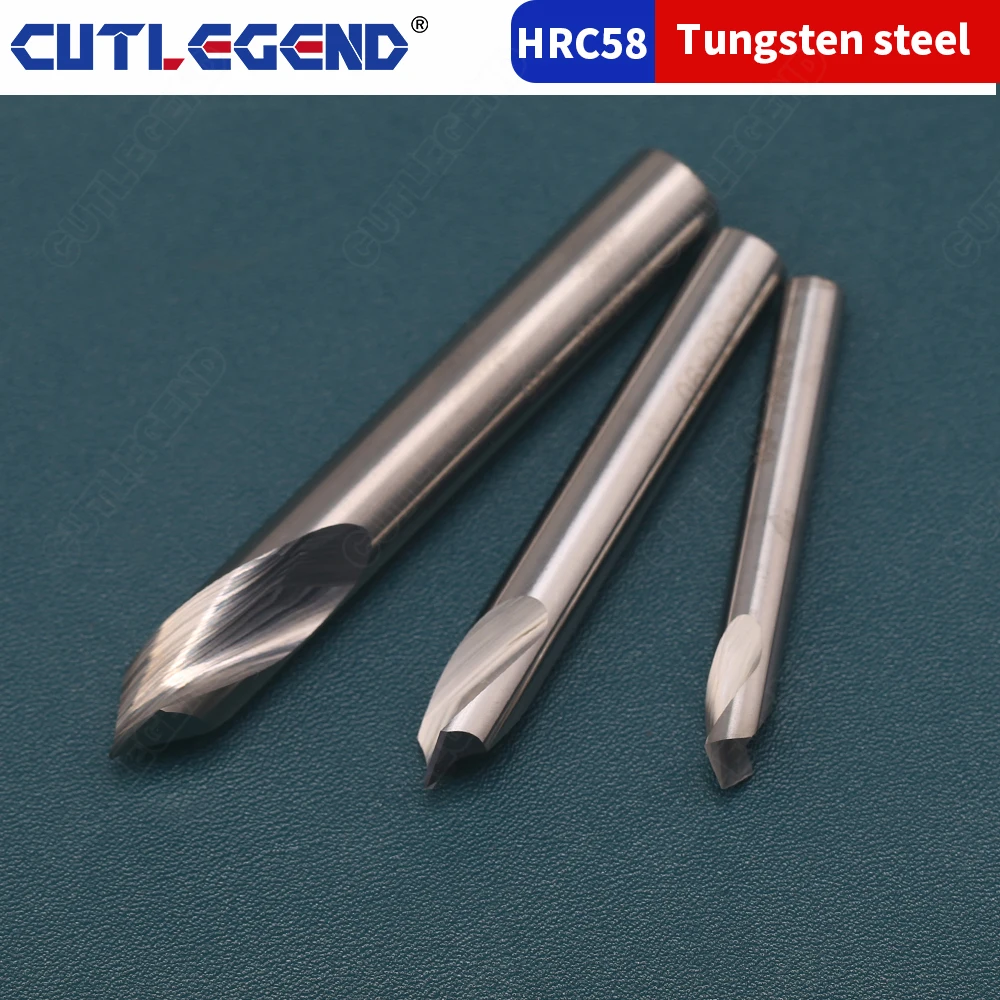 Carbide Spot Drill Bit 60 90 120 Degree CNC Chamfering Drilling Guide Tool Tungsten Steel Location Centering Pilot Drill