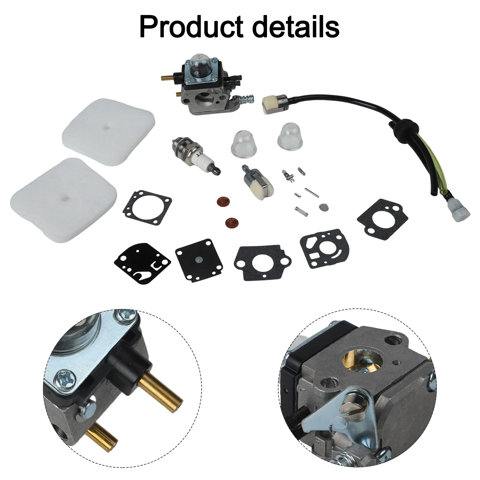 Carburetor Air Filter 7230 7234 Carburetor Check Valve For 2-stroke for Garden for tiller Life High Quality  Carburetor