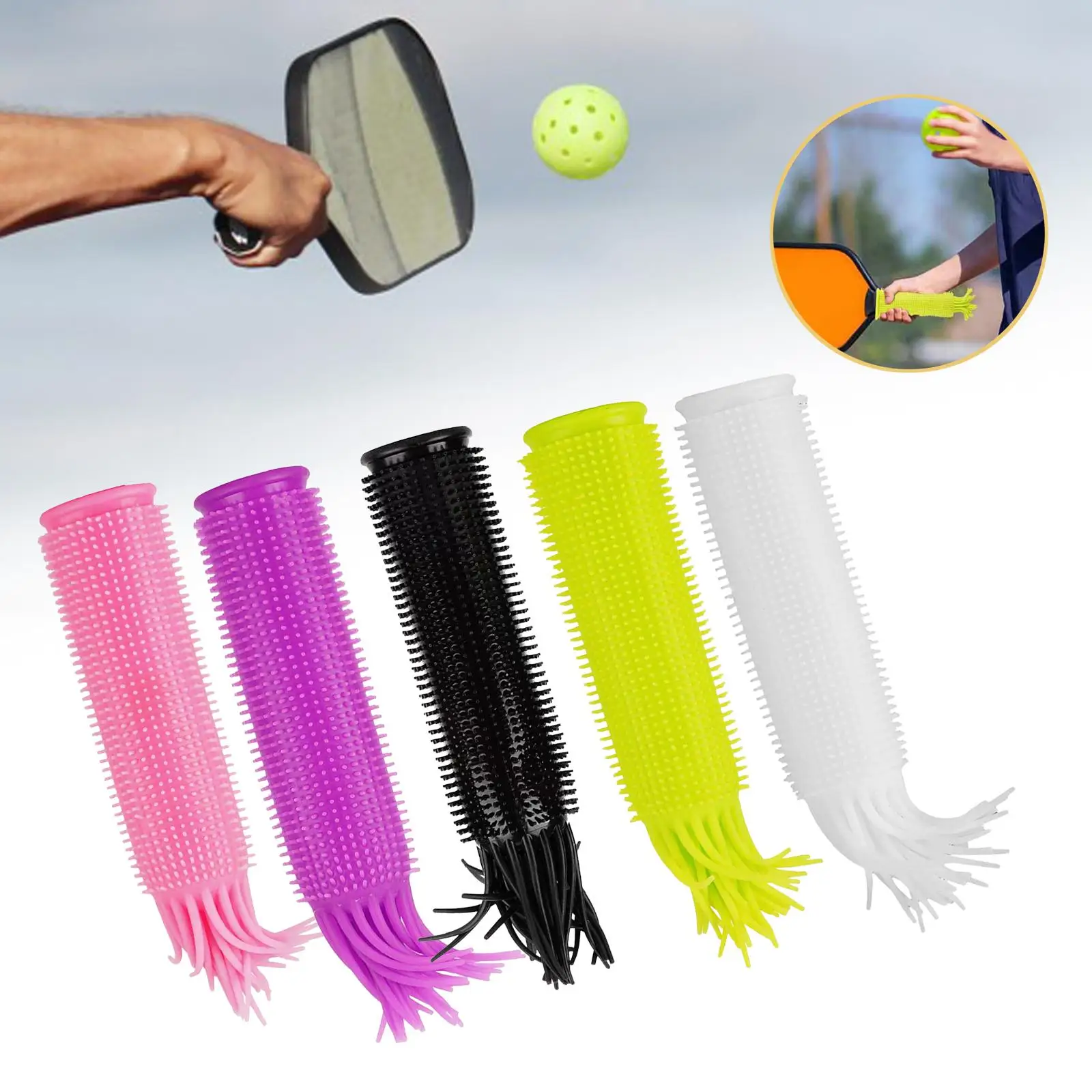 2 Pieces Nonslip Pickleball Grip Cover Comfort Sport Pickleball Racket Cover