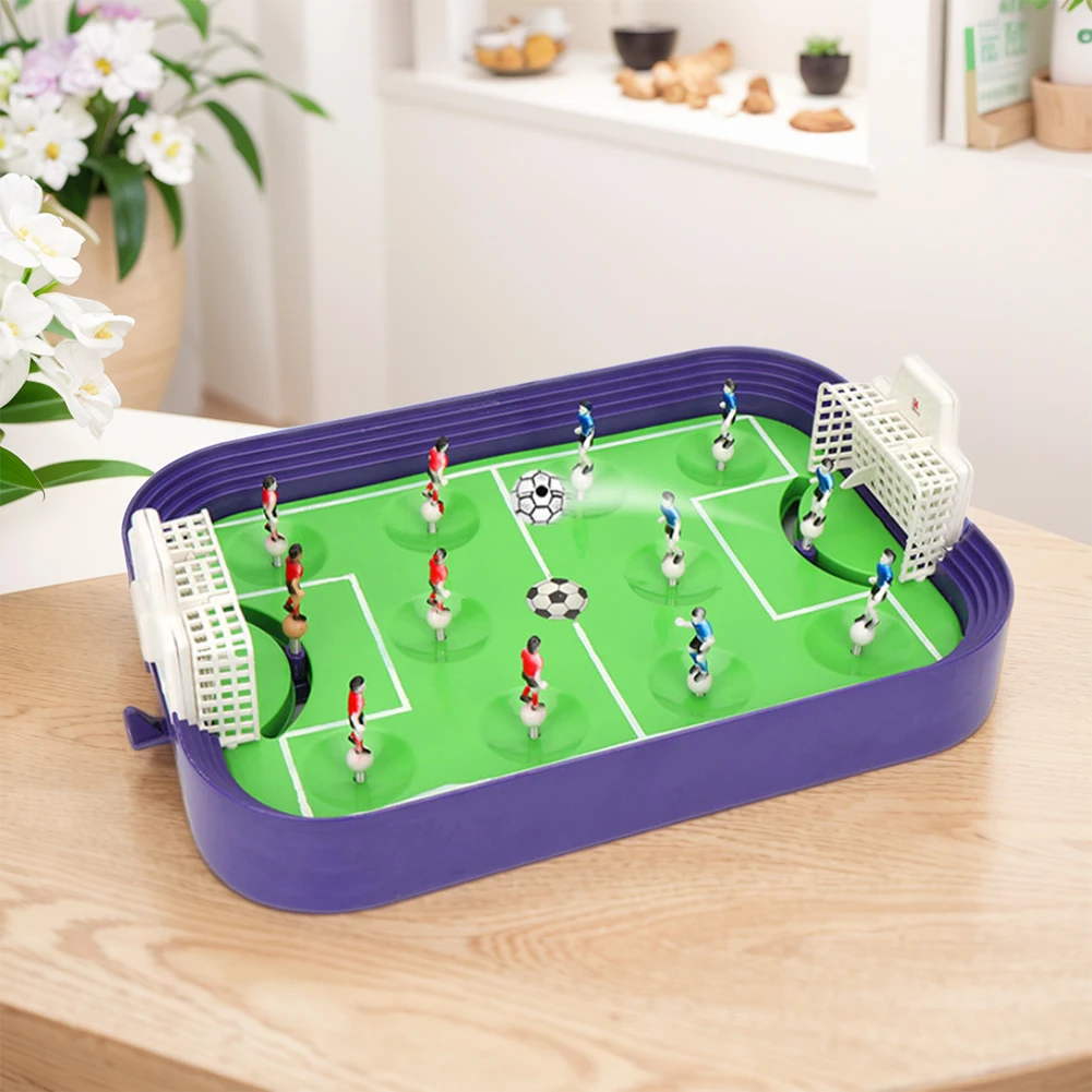 Table Football Game Toy Interactive Football Board Game Mini Table Football for Children Adults