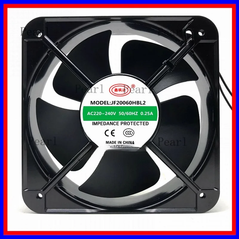

S For cooling fan JF20060HBL2 AC220-240V 0.25A 200*200*60mm 1PC