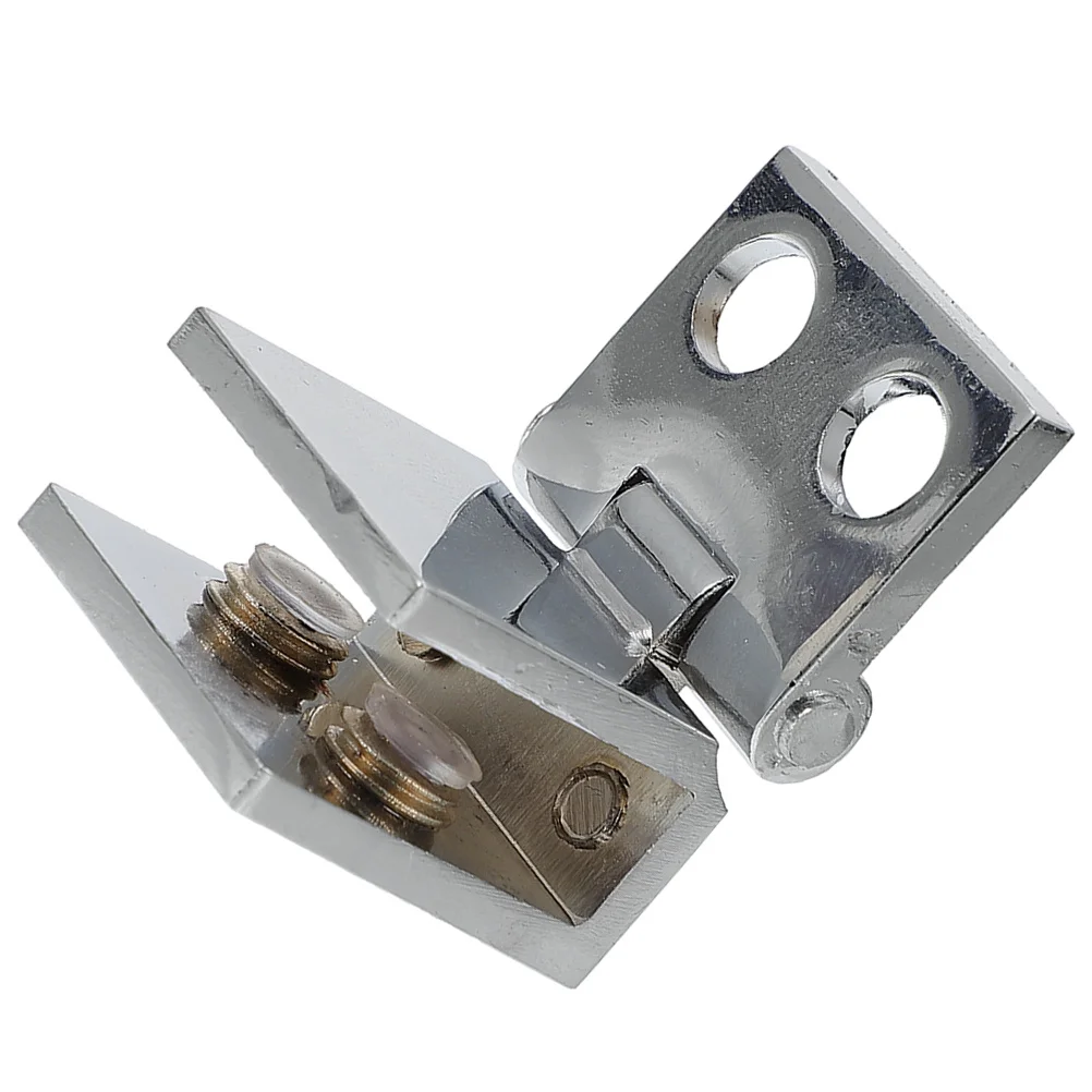 

Glass Shower Door Hinge Heavy Duty Zinc Alloy No Drill Mounting Hinge for Frameless Glass Door Wine Cooler Cabinet